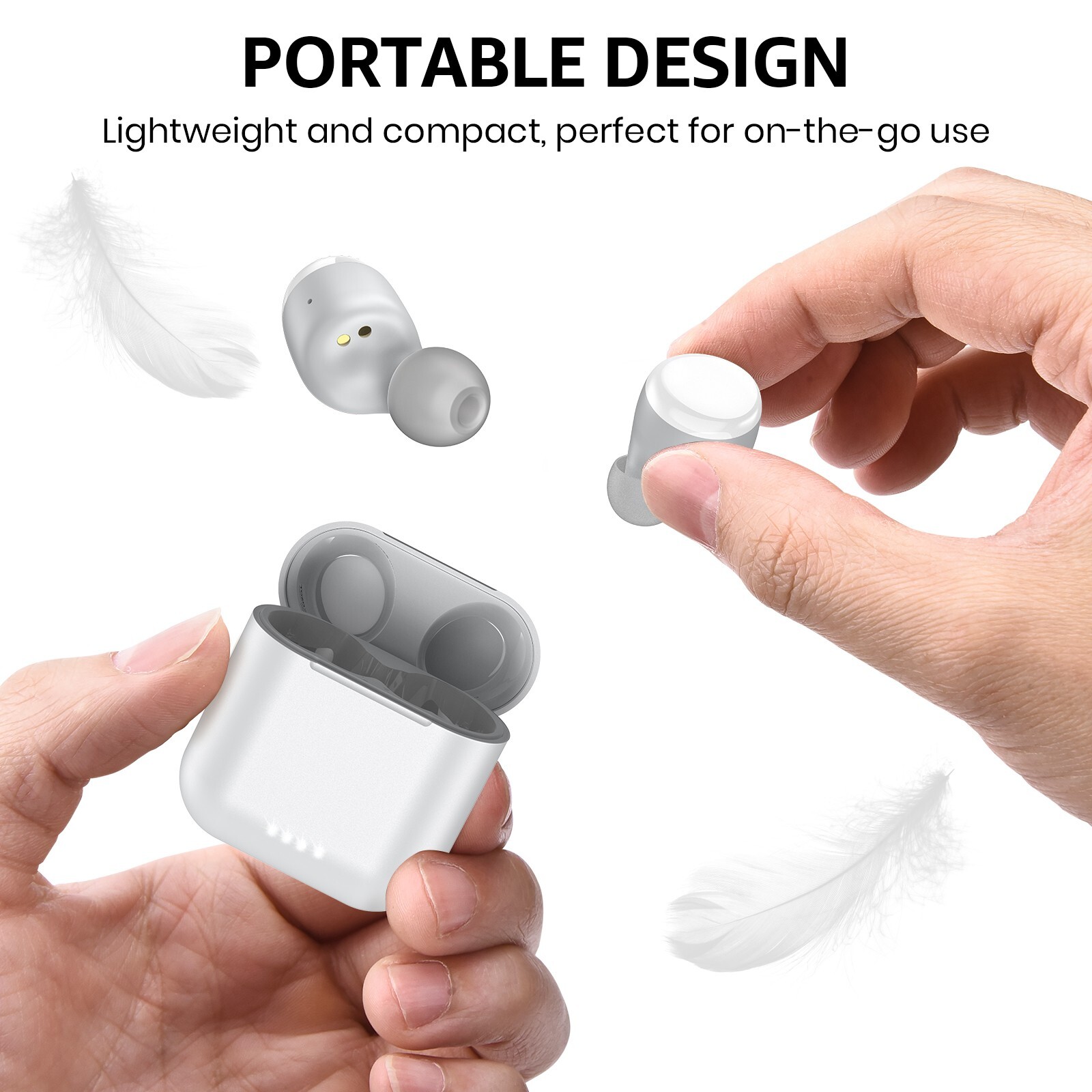 TOZO T6 2024 New Ergonomic Version Wireless Earbuds Bluetooth Waterproof IPX8