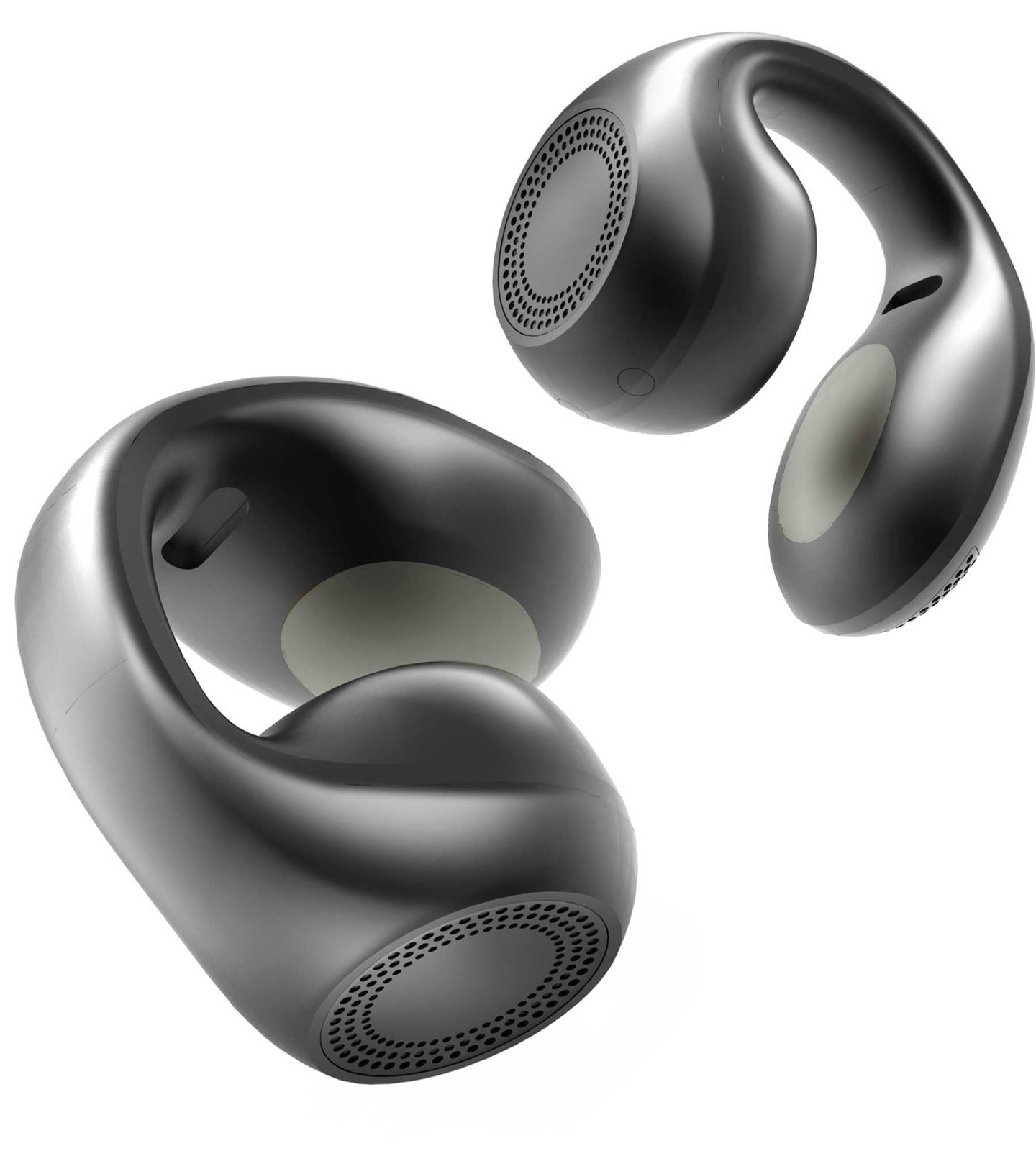 Clip-On Earbuds,Comfort Air Cushion Open Ear Earbuds Wireless Bluetooth 5.4 M…