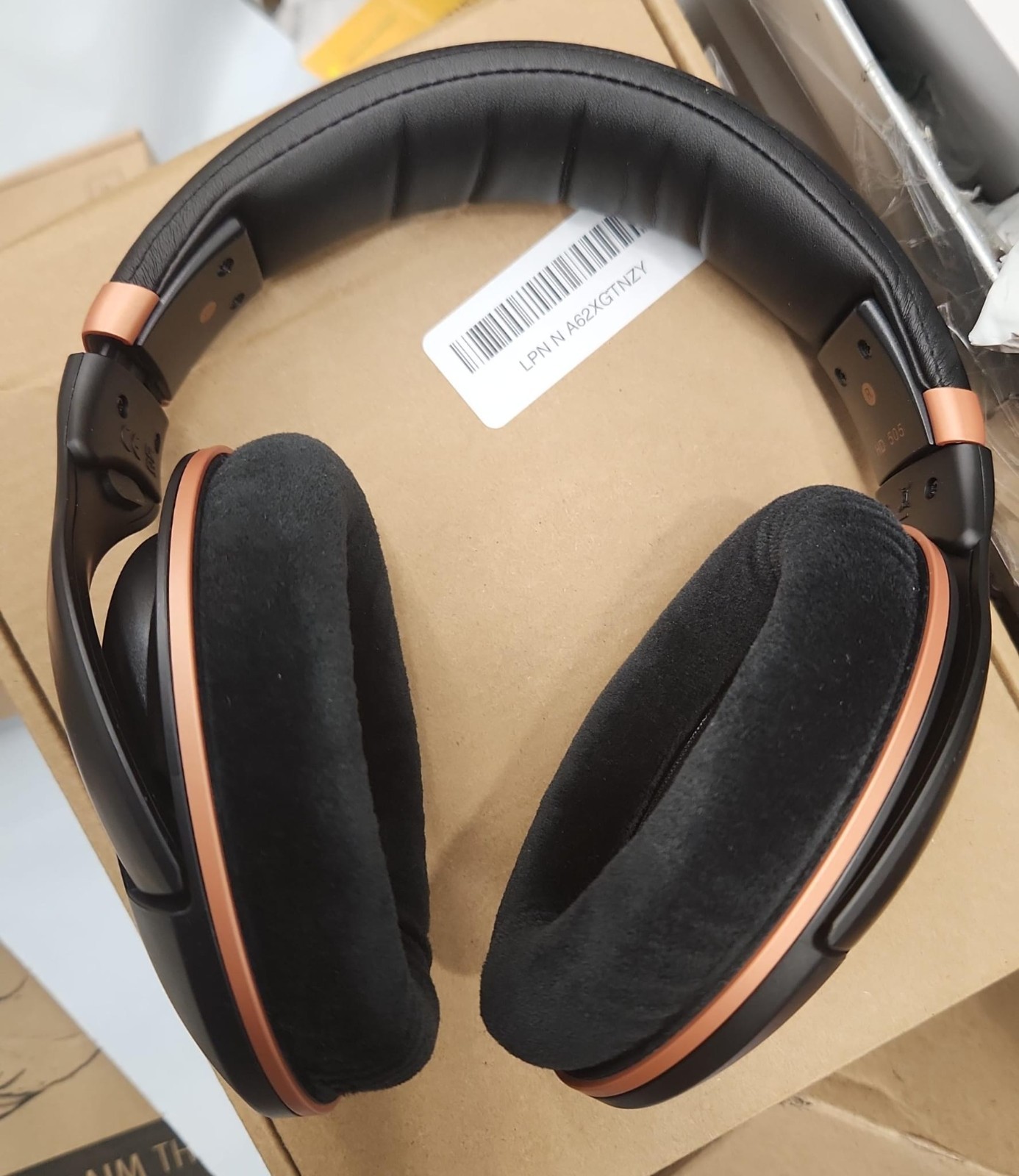 Sennheiser HD 505 Wired Audiophile Over-Ear Headphones Used No Box No Wire