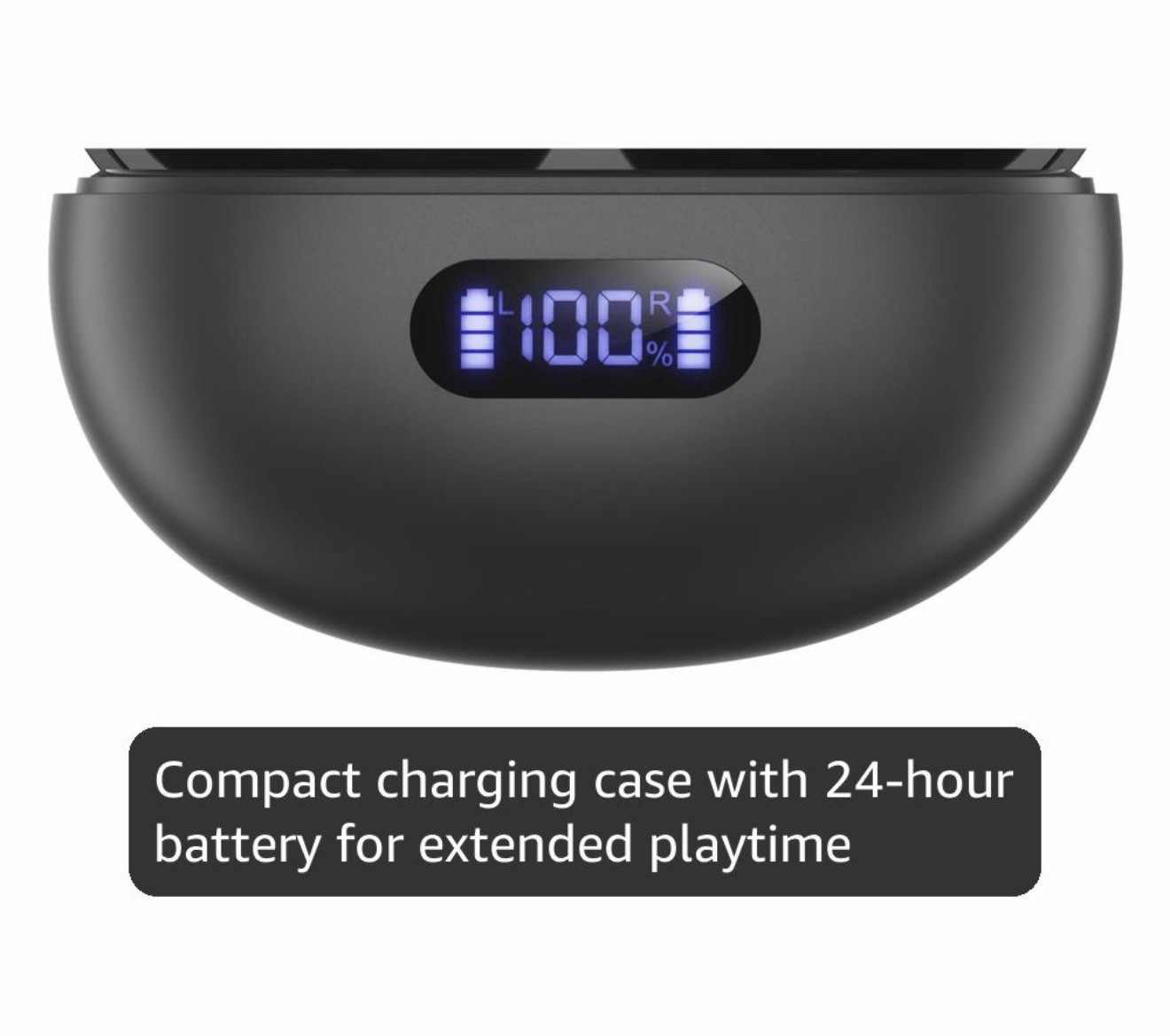 Jzones CT28 True Wireless Bluetooth In-Ear Earbuds Mic Water-Resistant Black