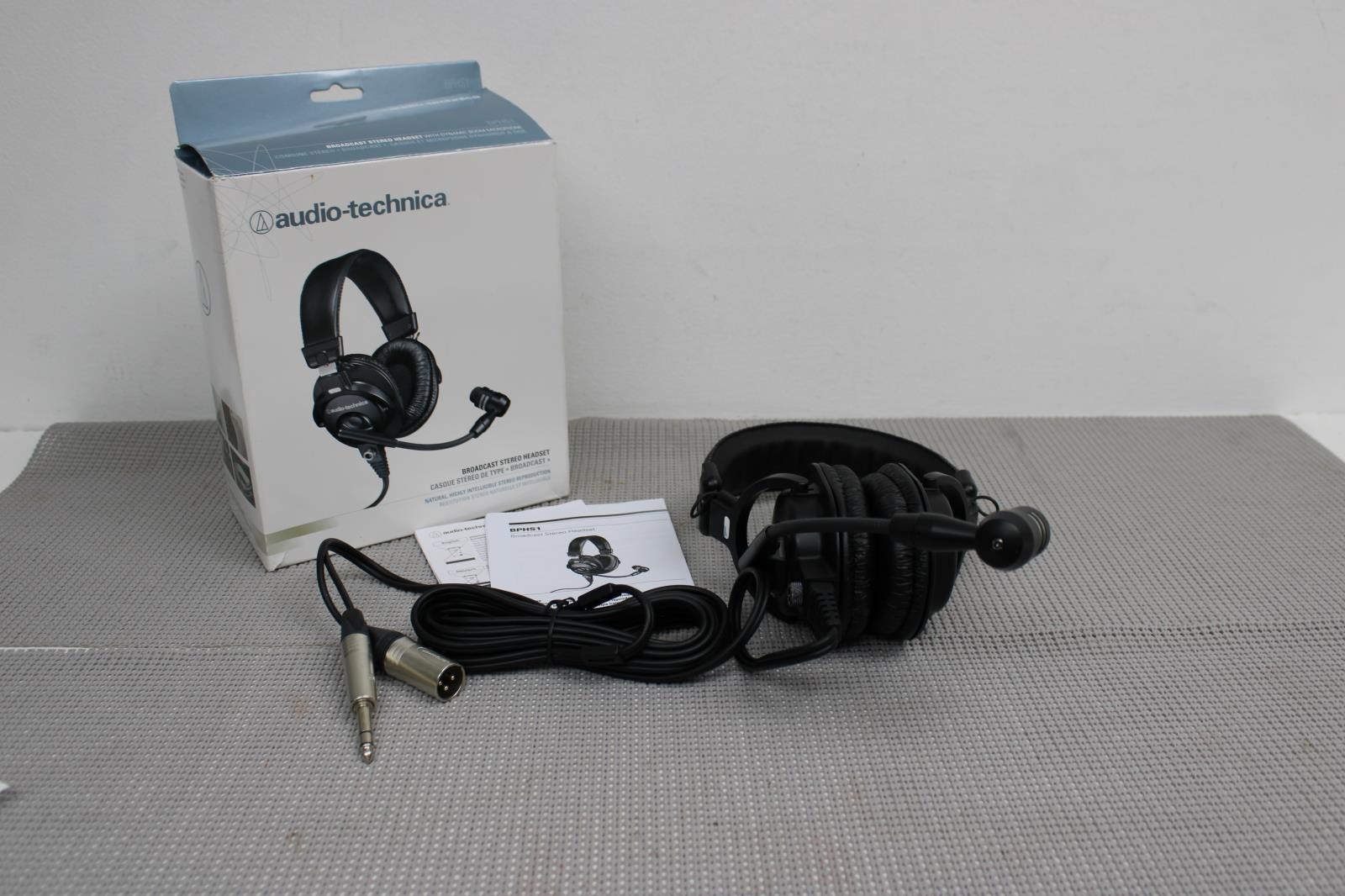 Audio-Technica BPHS1 Broadcast Stereo Headset w/ Dynamic Cardioid Boom Mic