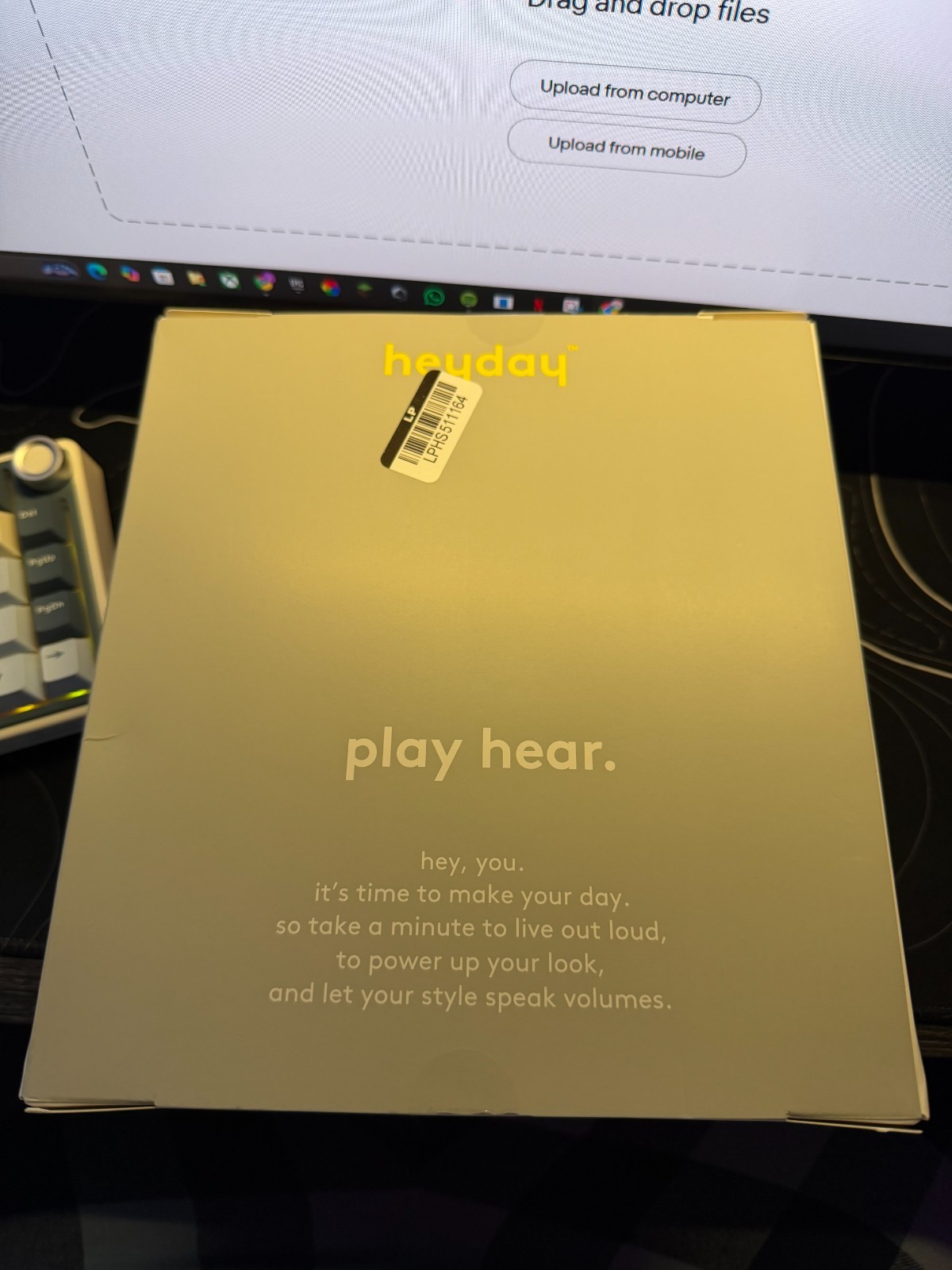 heyday active noise canceling headphones – lavender – New Sealed