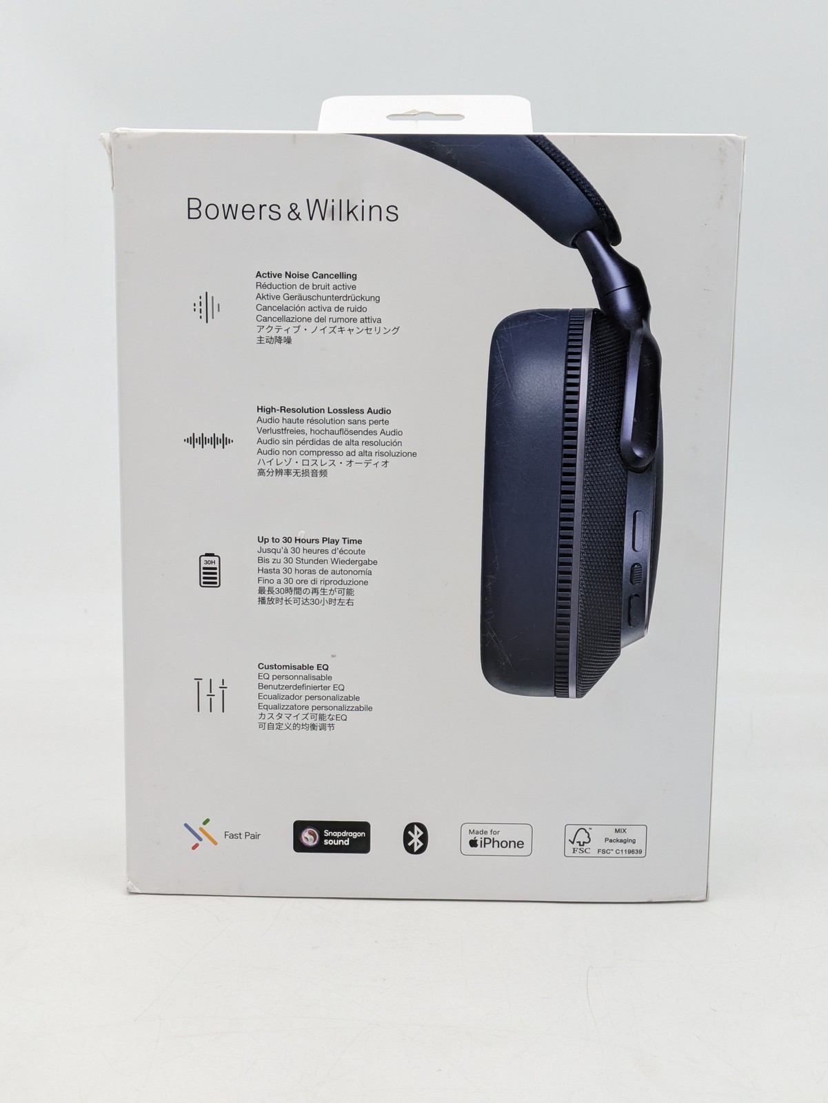 Bowers & Wilkins Px7 S3 Wireless Noise-Canceling Over-Ear (FP45349) Indigo Blue