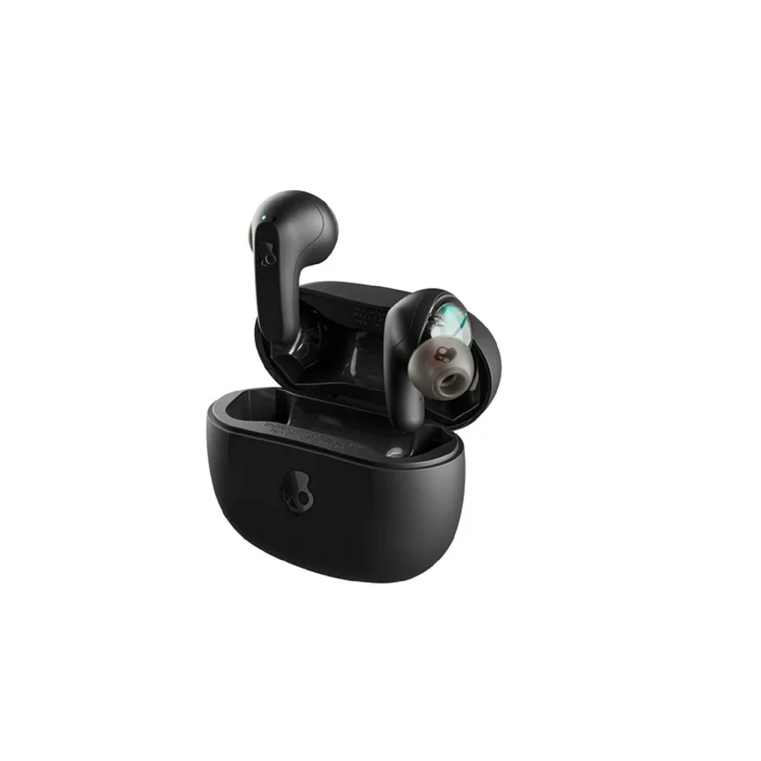 Skullcandy Rail XT True Wireless Inner Ear Earbuds with Skull-iQ, True Black