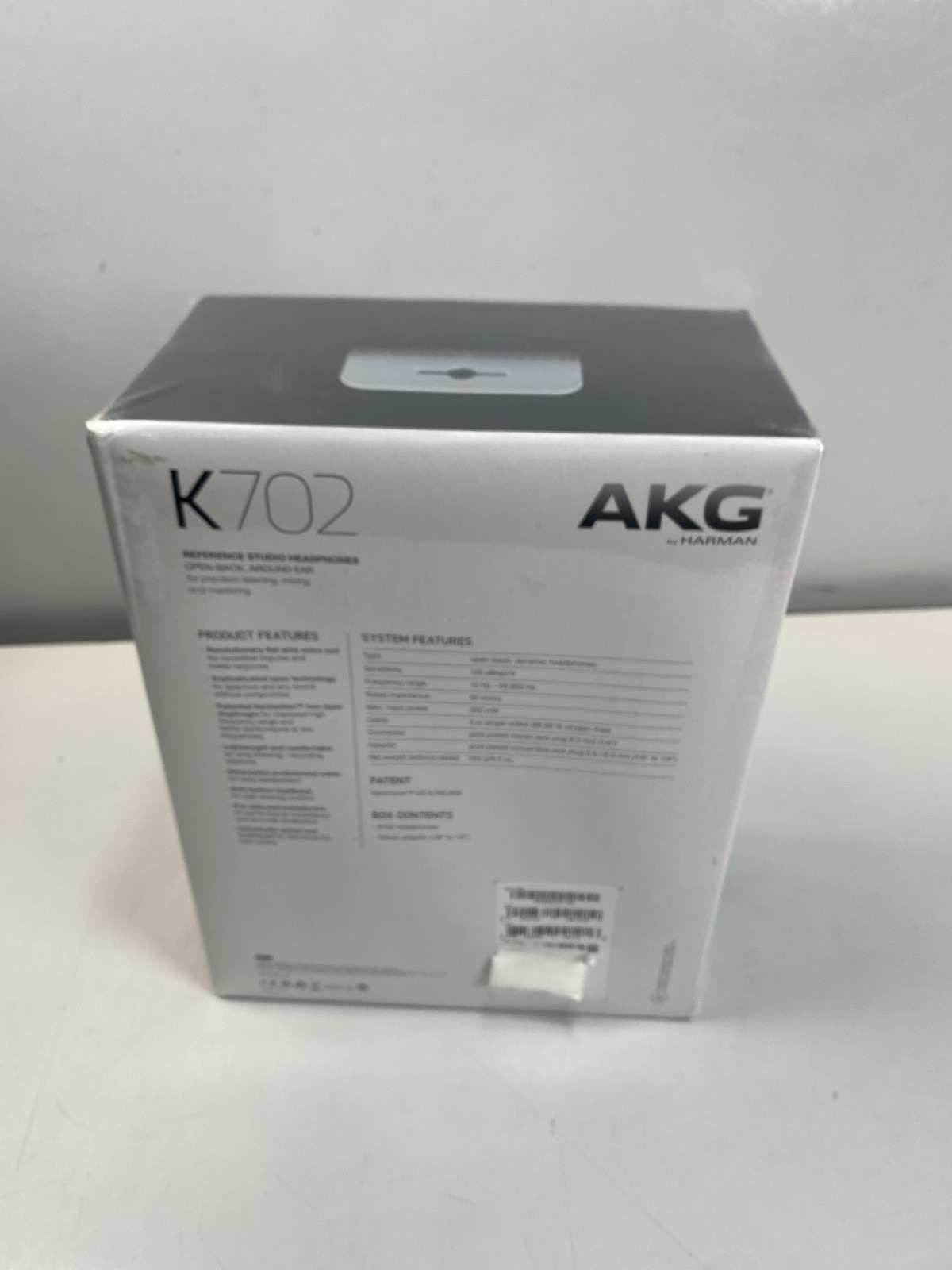 AKG K702 Reference-Quality Open-Back Circumaural Headphones – Black