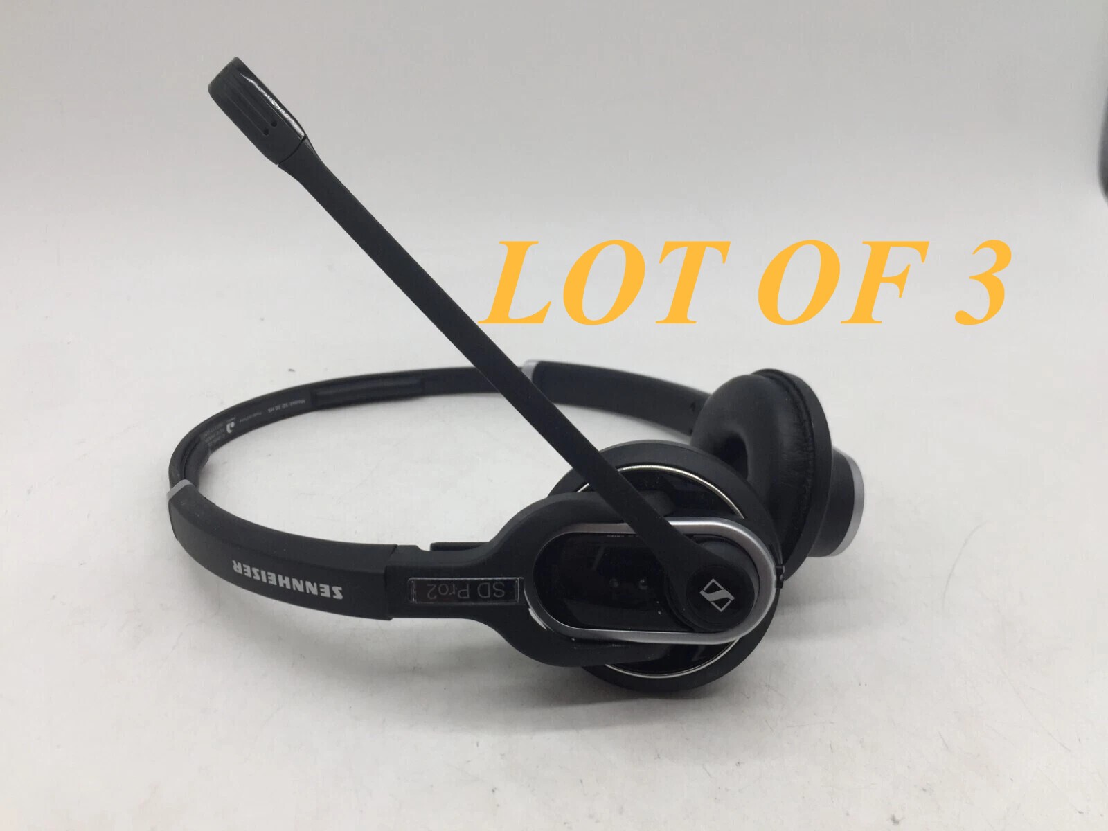 LOT OF 3 Sennheiser SD Pro 2 SD 30HS Wireless On-Ear Headset Only FREE SHIPPING