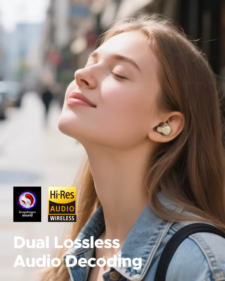 SoundPEATS H3 AI Hybrid 3 Driver Wireless Earbuds 12mm BT 5.4 55dB Adaptive ANC