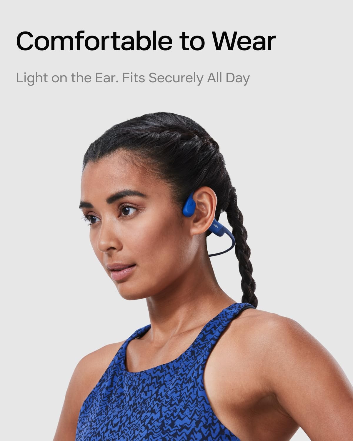 OpenRun with USB-C Charging,Bone Conduction Headphones,Open-Ear Bluetooth Wir…
