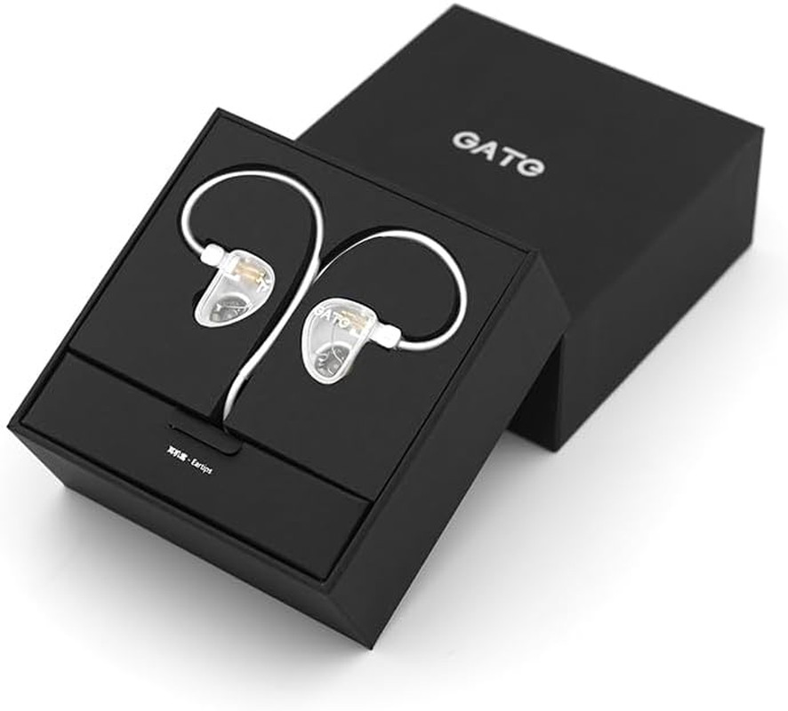 GATE Dynamic Driver In-Ear Headphone 3.5Mm Interchangeable Cable (White, No Mic)
