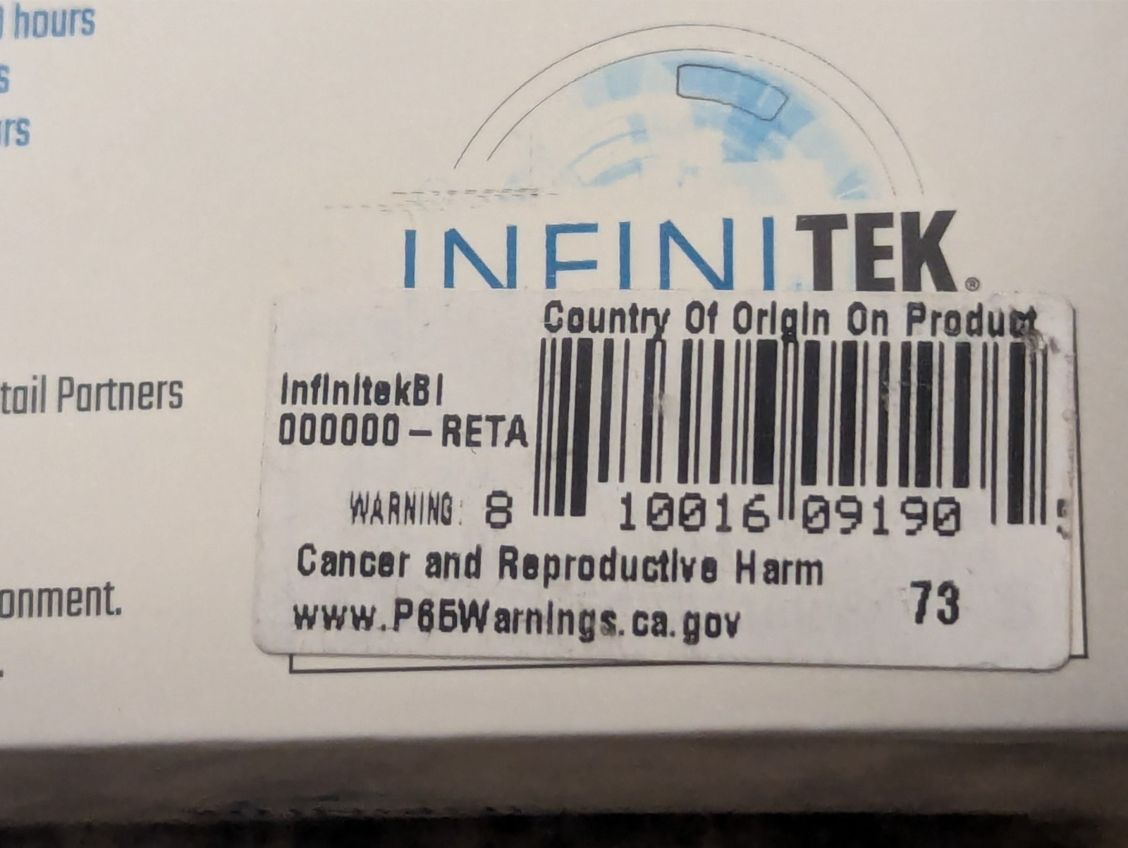 InfiniTek Wireless Earbuds Tangle Free with Mic Bluetooth Black