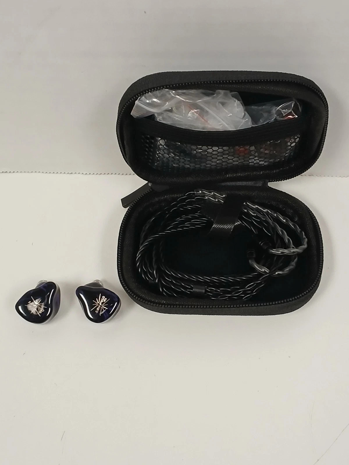Kiwi Ears Quartet Hybrid IEM In-Ear Monitors, Purple