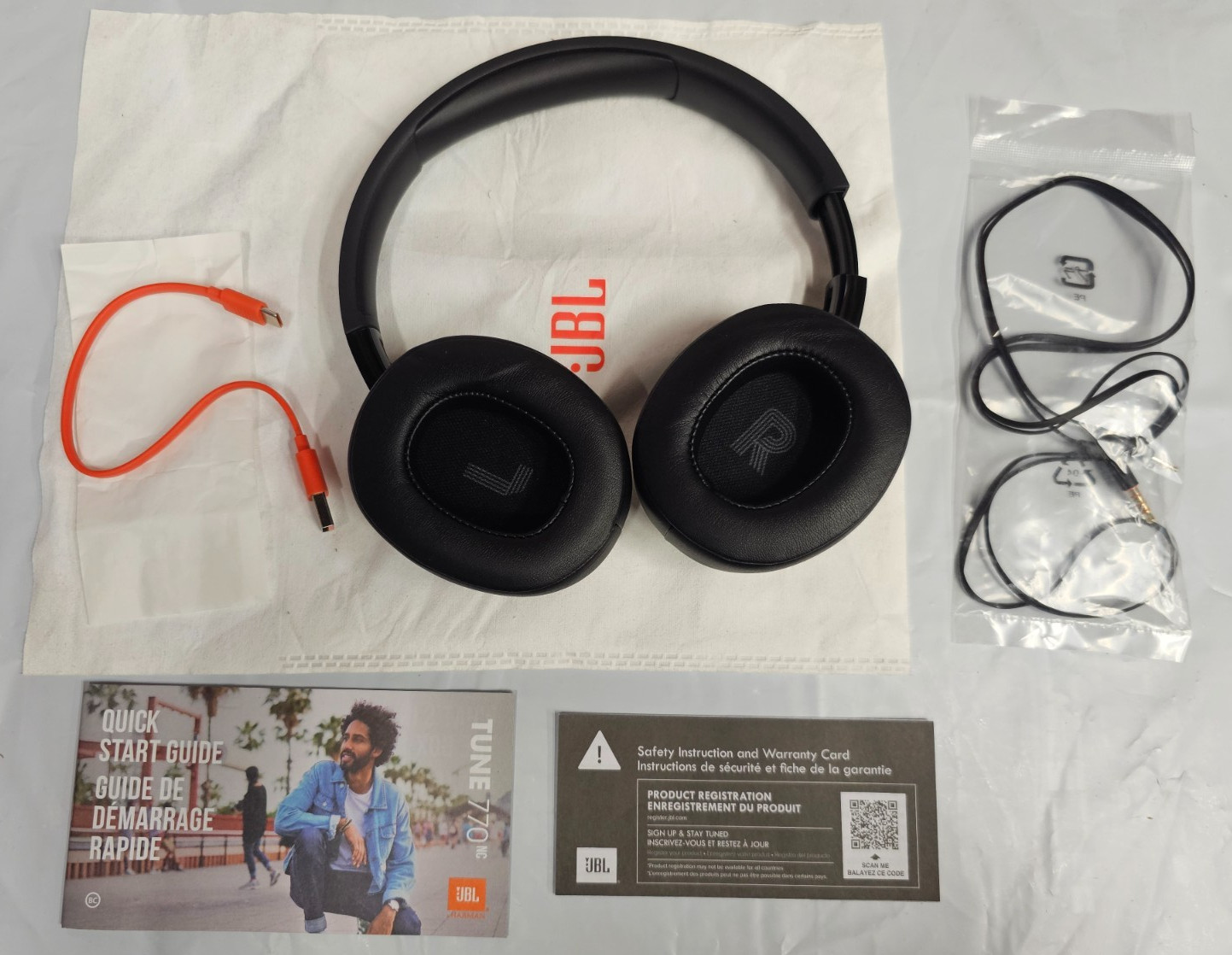 JBL Tune 770NC, Adaptive Noise Cancelling Wireless Over-Ear Headphones