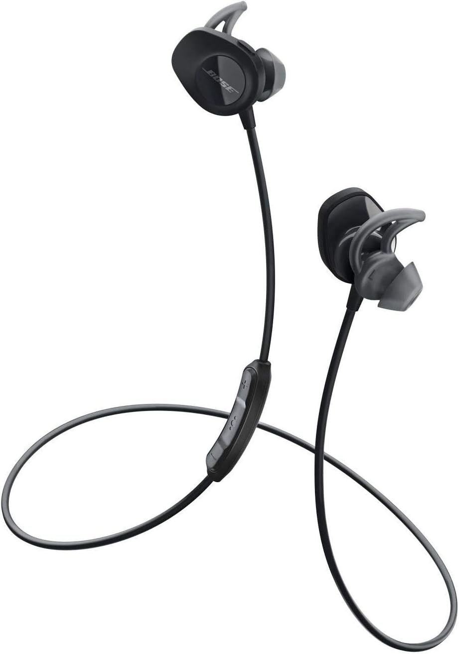 Bose SoundSport, Wireless Earbuds, (Sweatproof Bluetooth Headphones for Black