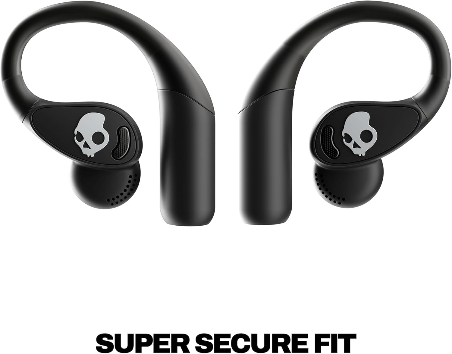 Skullcandy Push 540 Open Open-Ear Earbuds Black Wireless Secure Fit 42Hr Battery