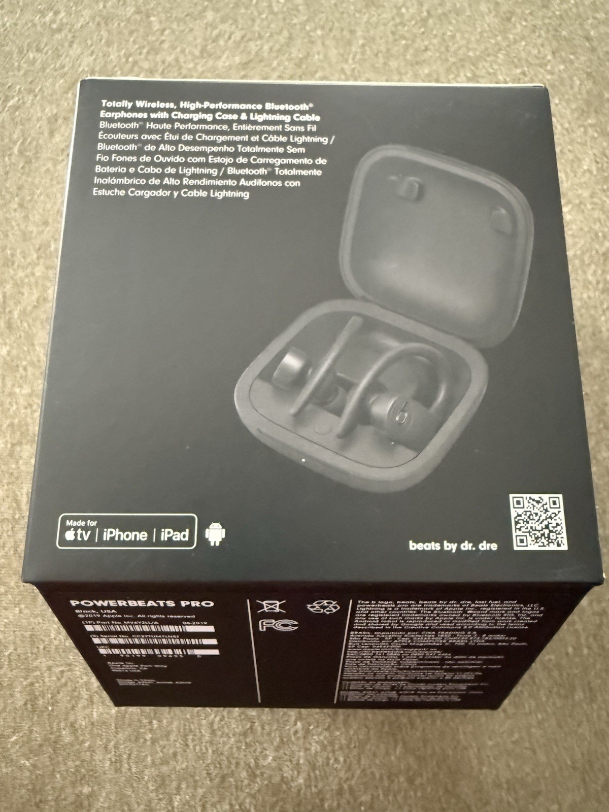 Beats by Dr. Dre Powerbeats Pro In-Ear Wireless Earphones – Black (MY582LL/A)