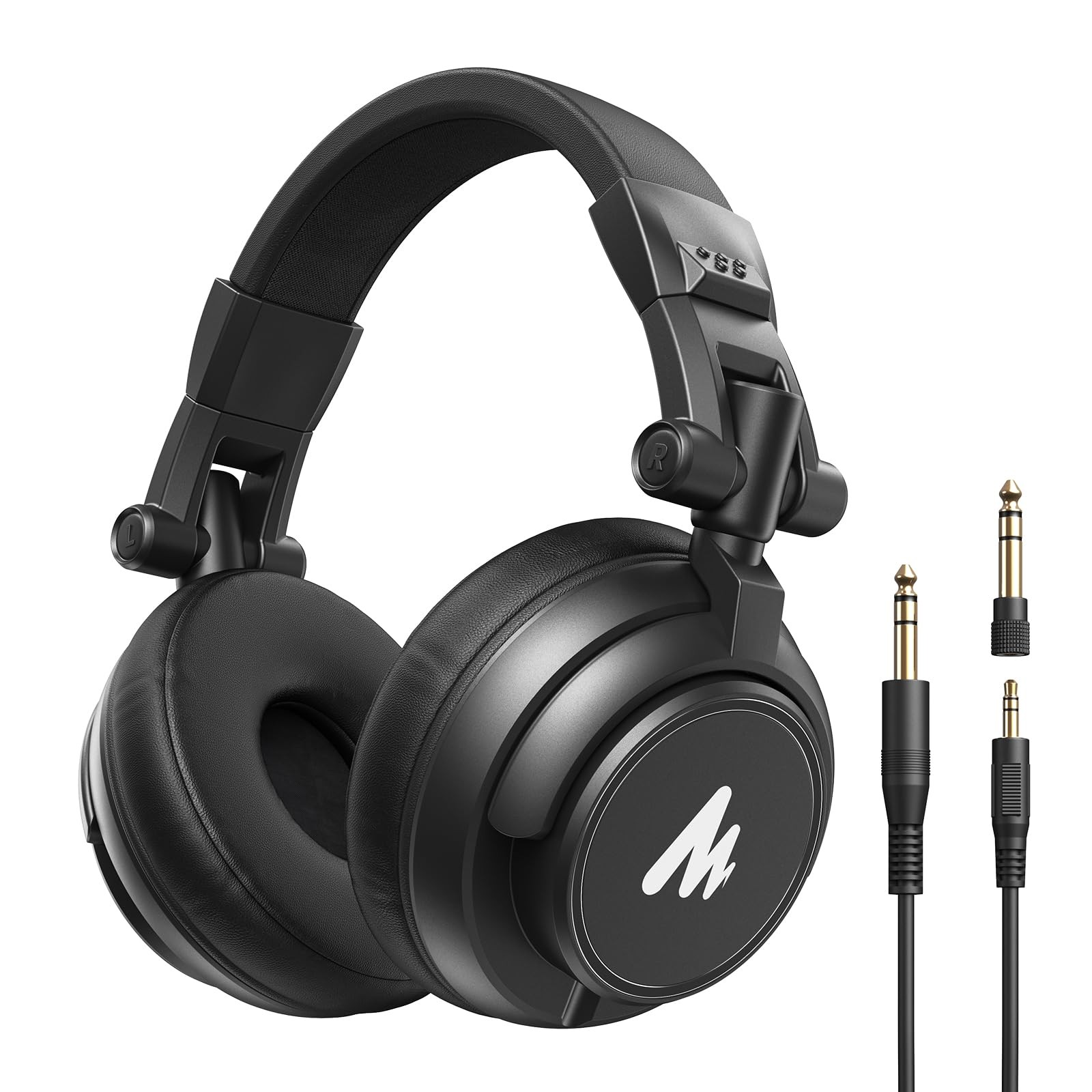 MAONO MH601 Professional Studio Monitor Headphones, Wired Closed Back Over Ear