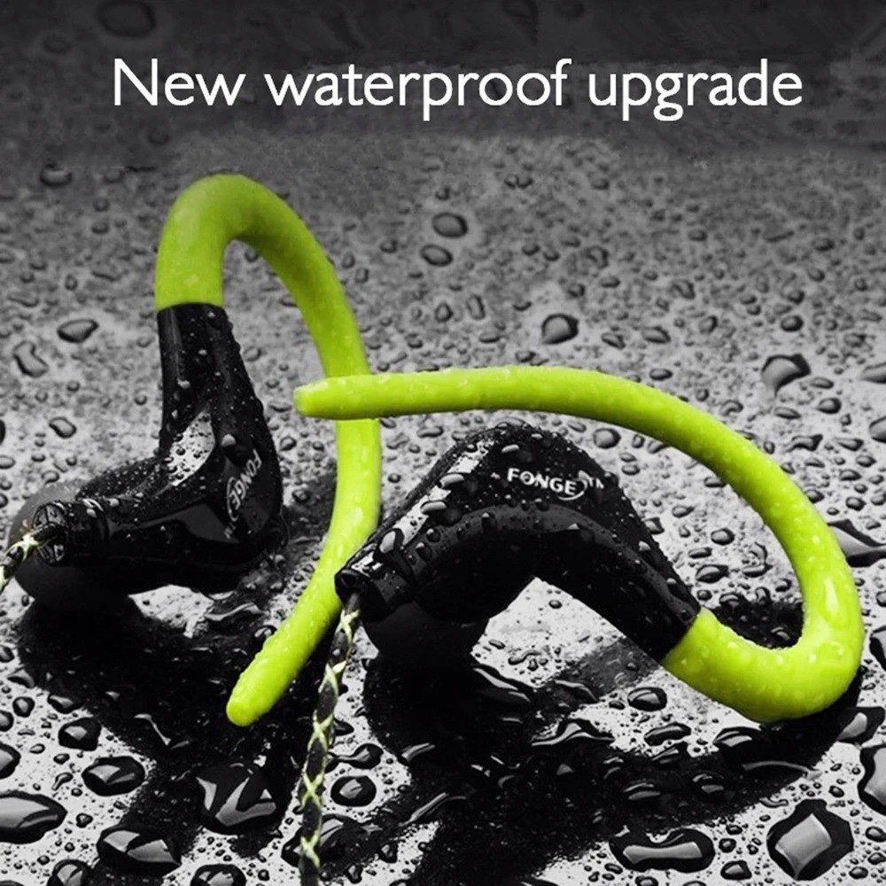 3.5mm In-Ear Wired Earbuds Sports Running Earphone Over Ear Hook Headphone w/MIC