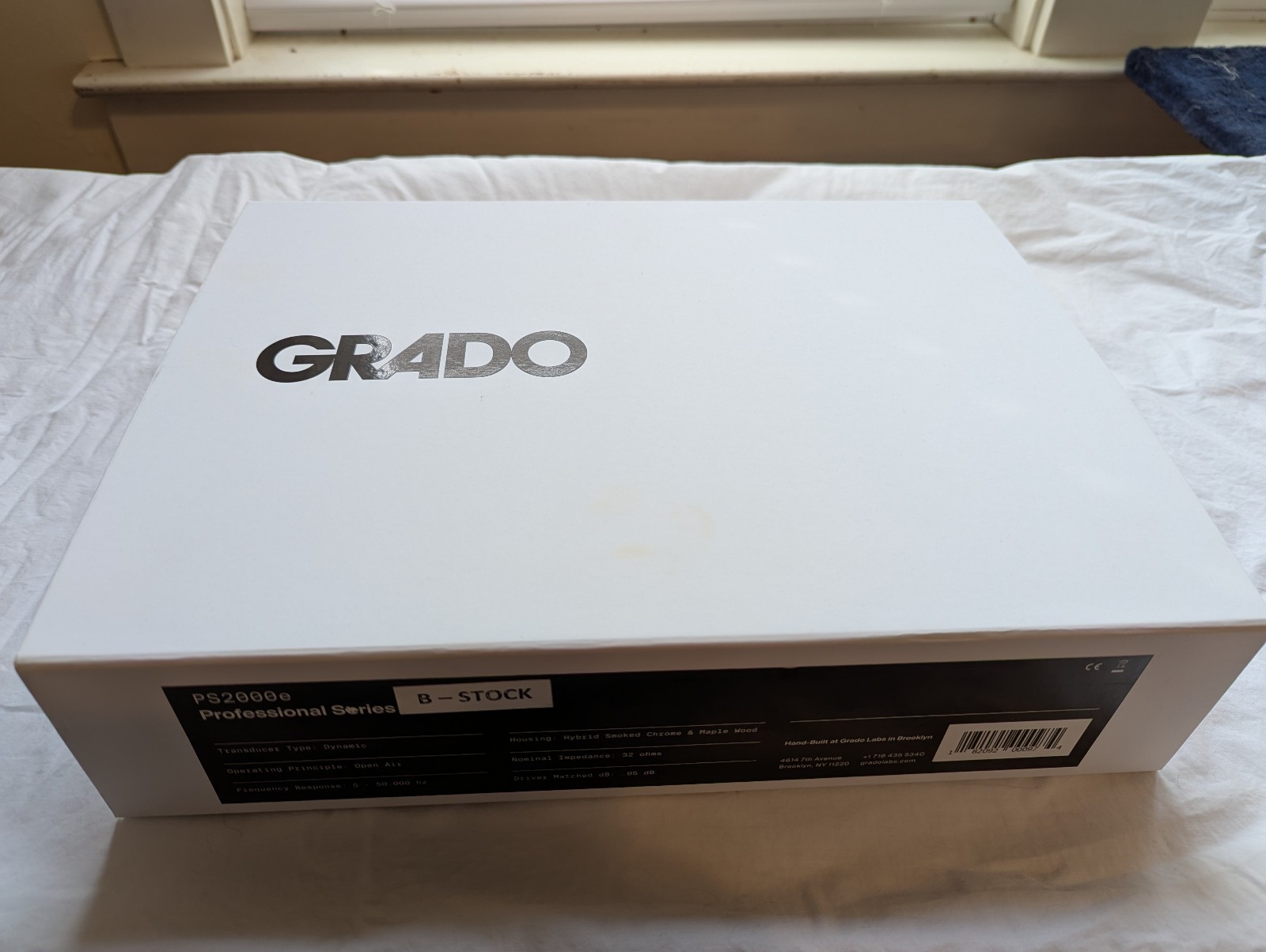 Grado Labs PS2000e Open Back Audiophile Headphones B-Stock
