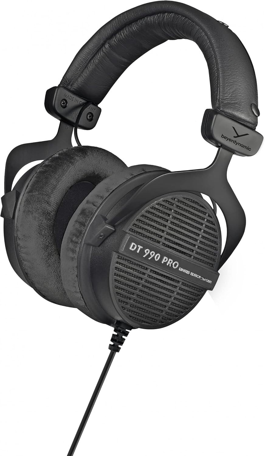 DT 990 PRO 250 ohm – LIMITED EDITION Black, Straight Cable