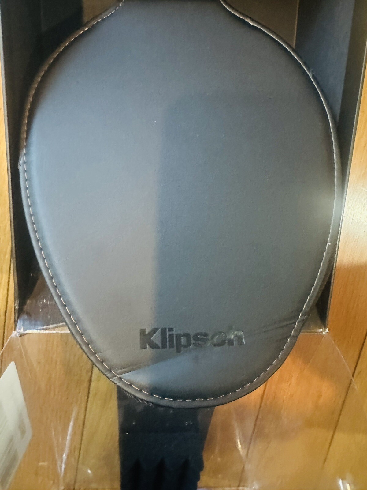 Klipsch R6 Neckband Bluetooth In-Ear Headphones , Black Leather Read”