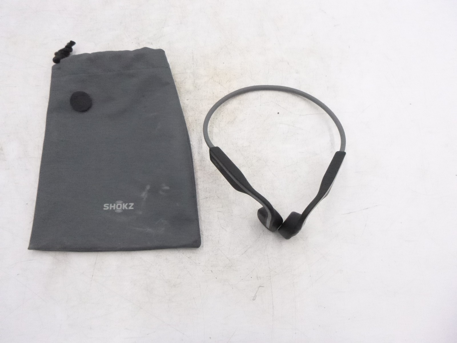 Shokz OpenMove Bone Conduction Open Ear Sport Headphones Grey SEE DESC.