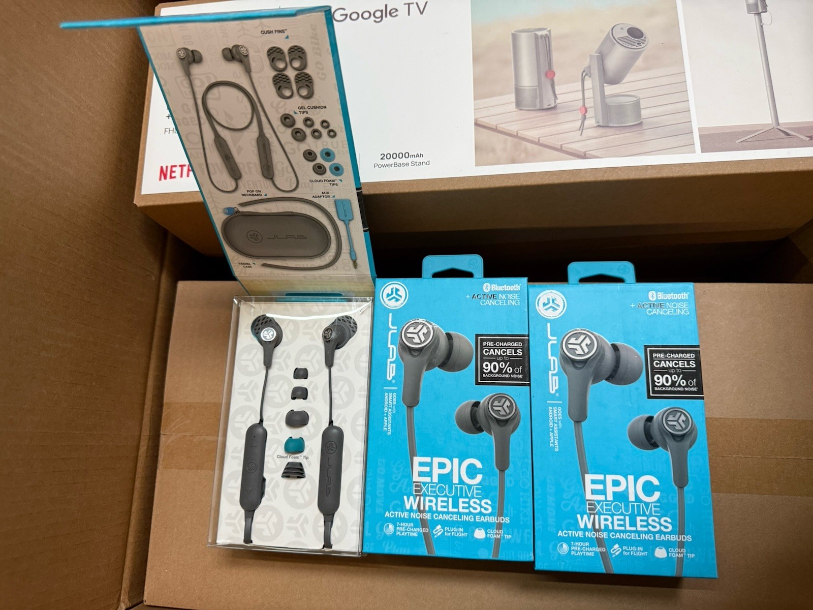 JLab Epic Executive Wireless Active Noise Canceling Earbuds Bluetooth 11 Hours