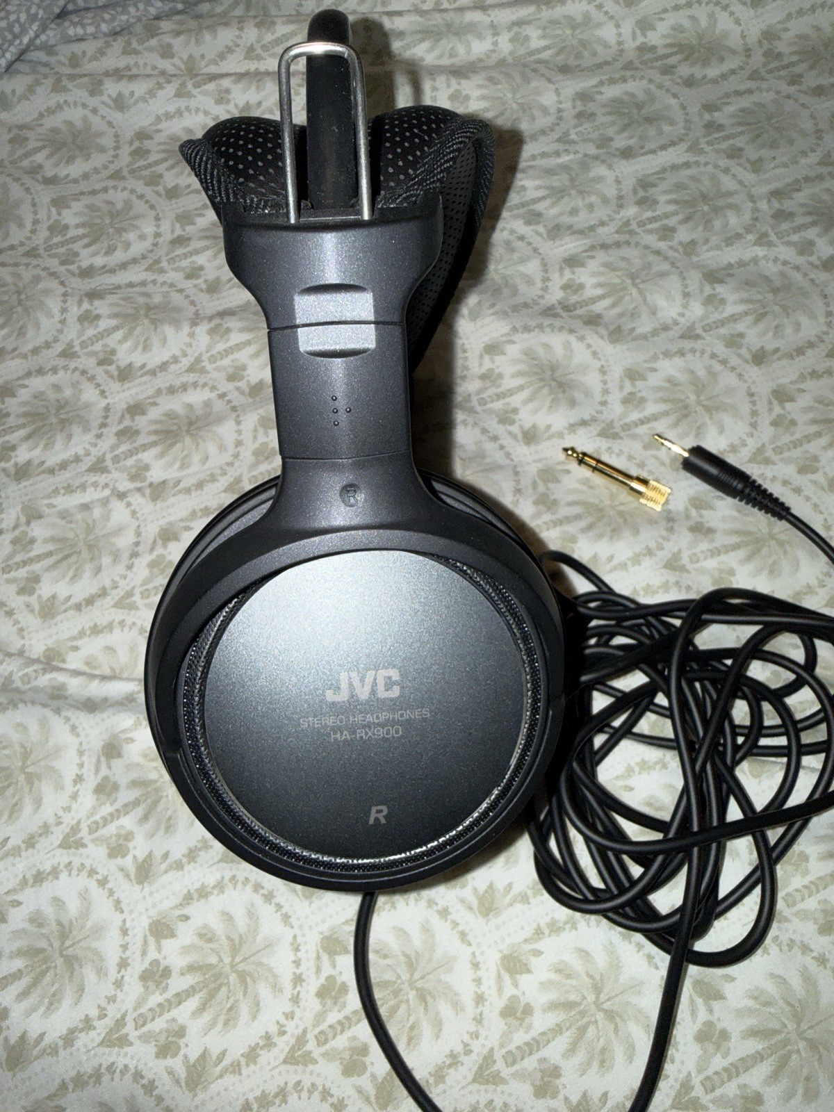 JVC HA-RX900 Over-Ear Wired Headphones Black, 3.5mm & 1/4in Jack, Adjustable