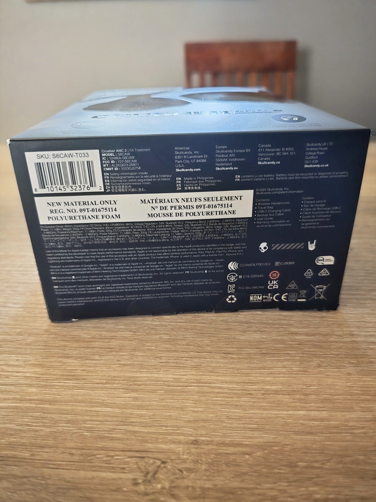 NEW SEALED Skullcandy Crusher ANC 2 F*Cking Awesome Limited Edition Rare