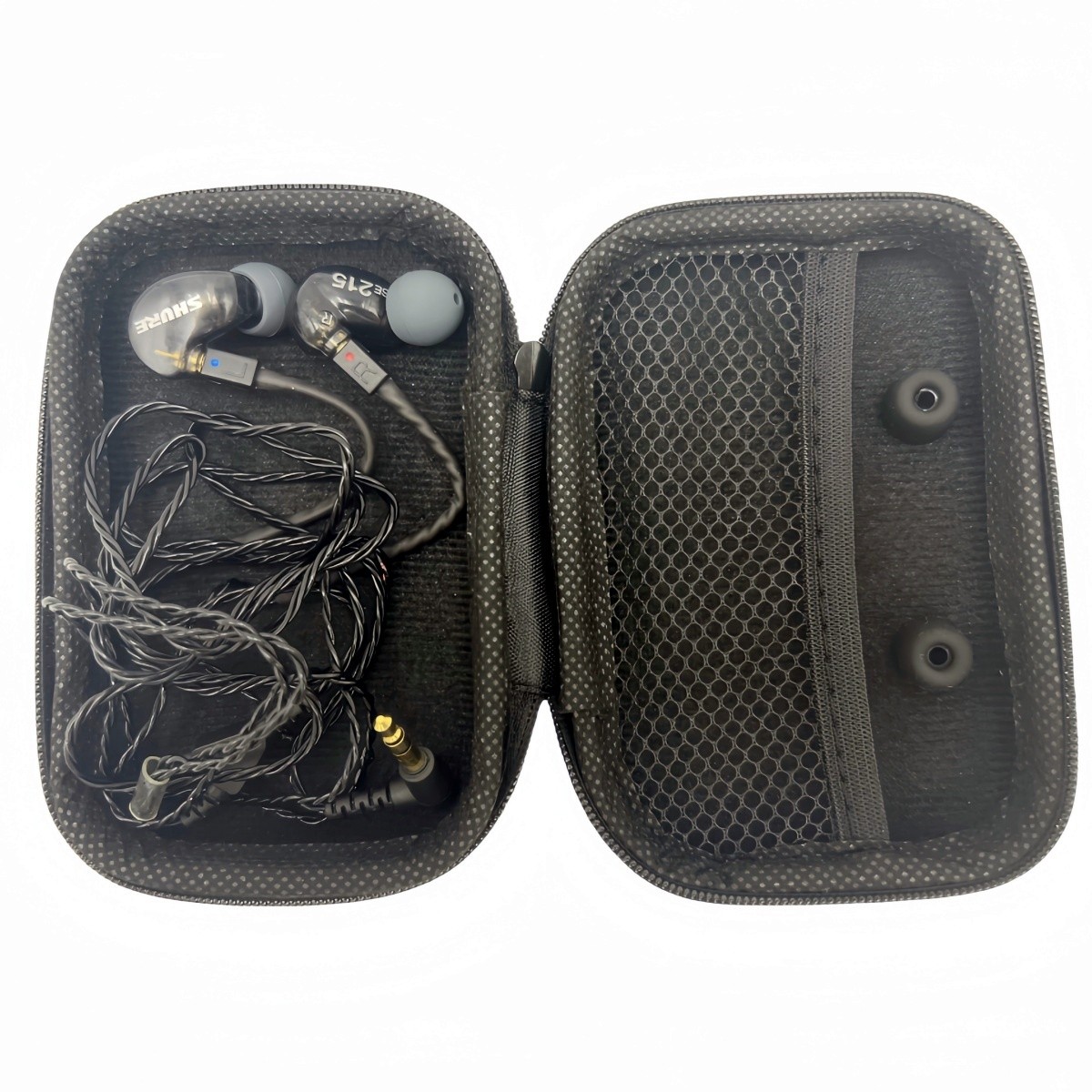 Shure SE215K Professional In Ear Live Sound Monitoring Headphones Black Earbuds