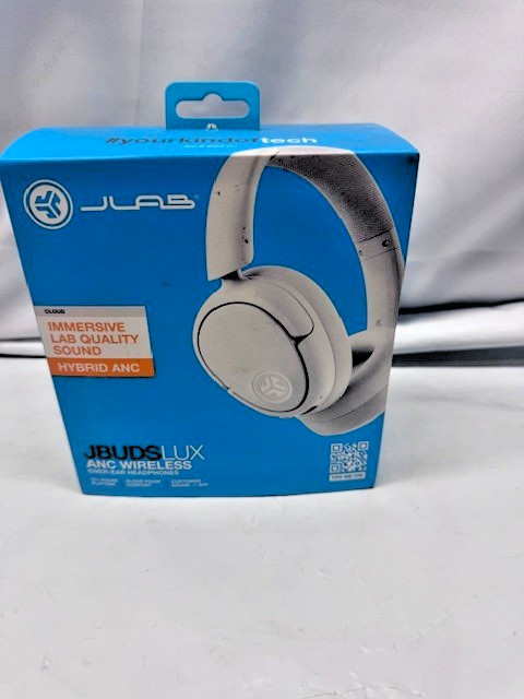 JLab JBuds Lux Active Noise Cancelling Bluetooth Headphones Cloud White*New