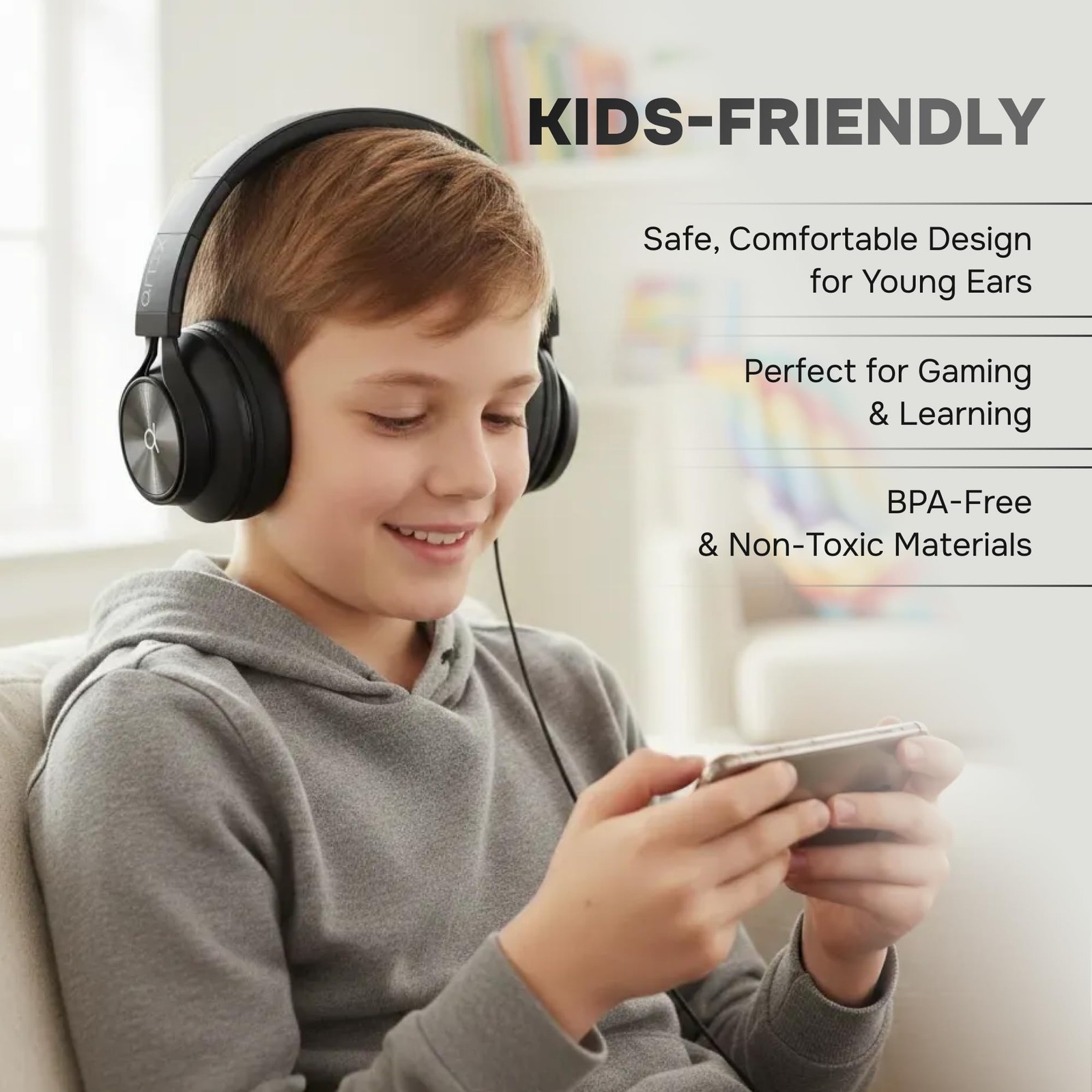 CL750 Adults & Kids Headphones with Cord – Plug-In Over Ear Headphones Wired …