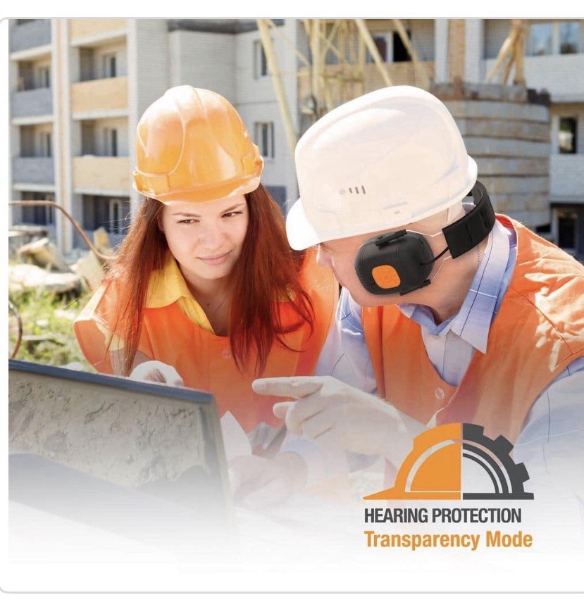 Tzumi SoundGuards Over Ear Jobsite Hearing Protection Headphones