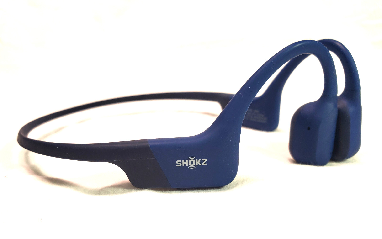 Shokz OpenRun S803 Bone Conduction Open-Ear Headphones Blue With Cable