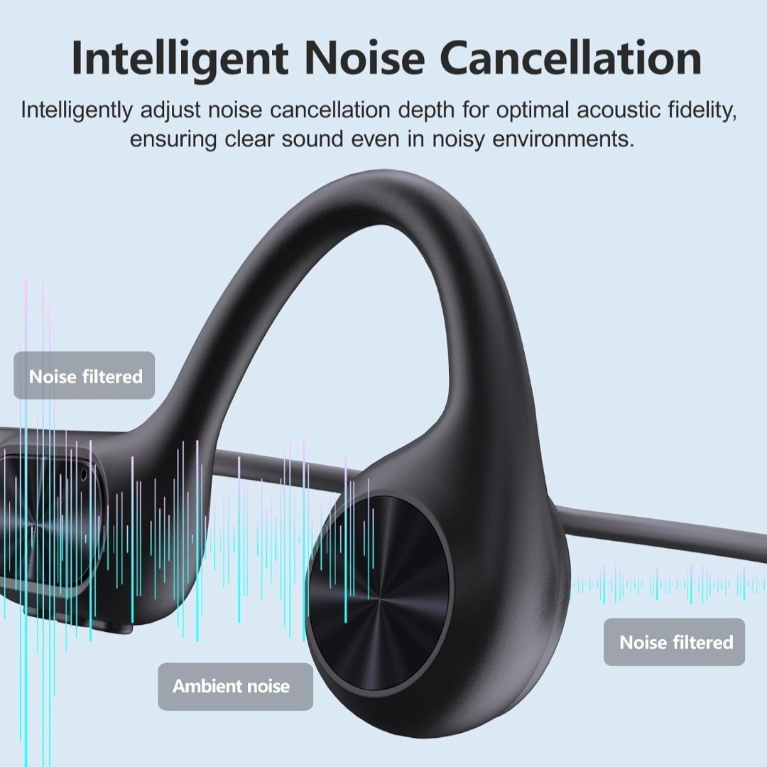 Swimming Headphones,Bone Conduction Headphones Bluetooth 5.4,IPX8 Waterproof Ear