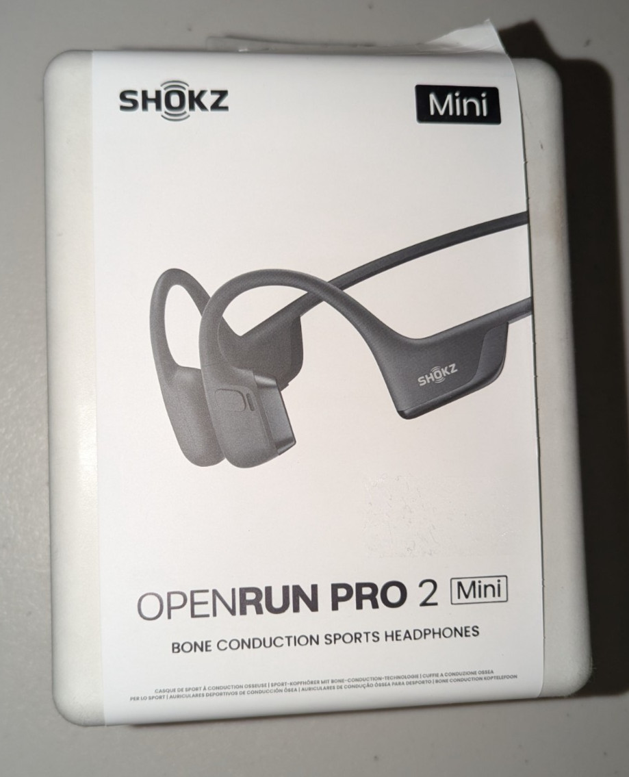 Shokz OpenRun Pro 2 Mini Bone Conduction Bluetooth Wireless Headphones – Black