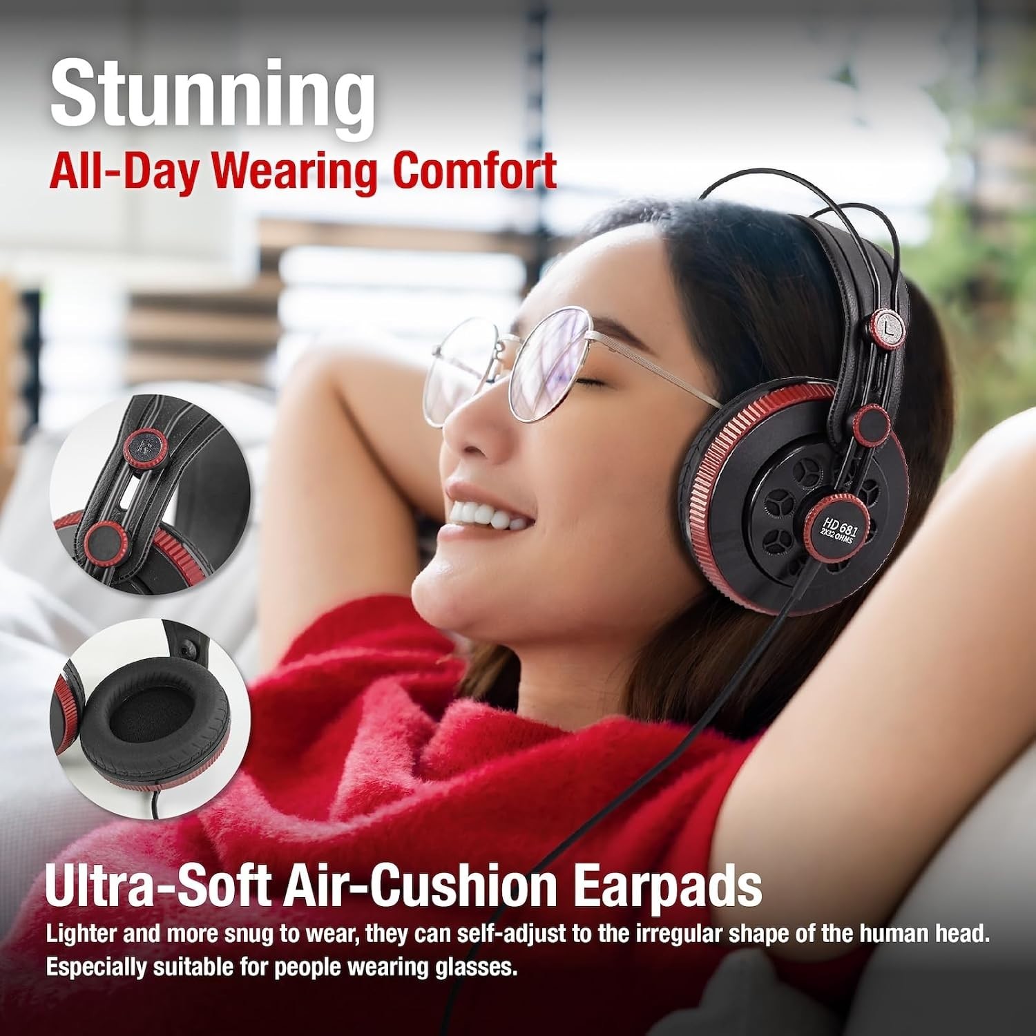 Superlux HD681AIR Studio Monitoring Headphones Wired Over Ear Special Edition