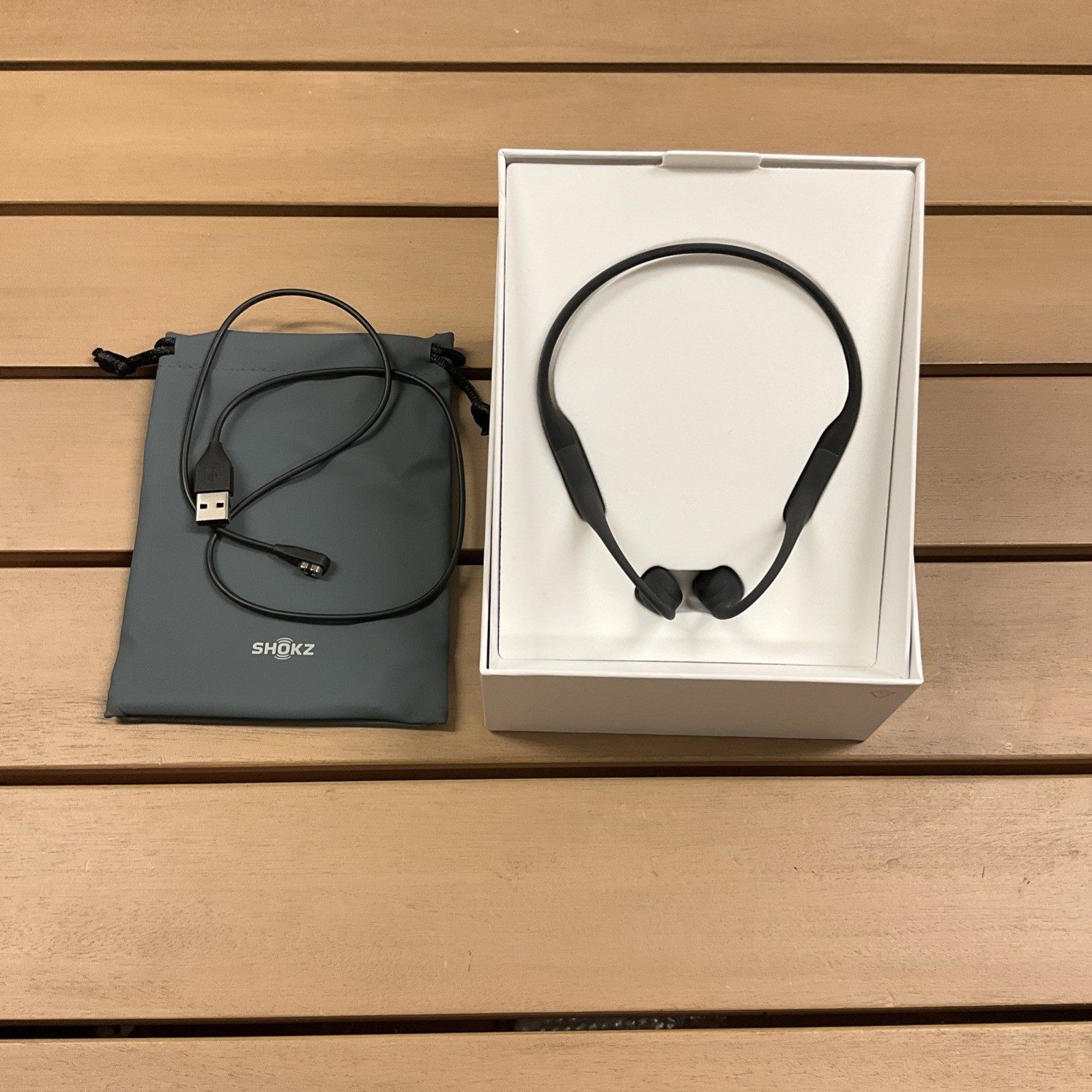 Shokz OpenRun Wireless Bone Conduction Headphones – Black S803 New Sealed