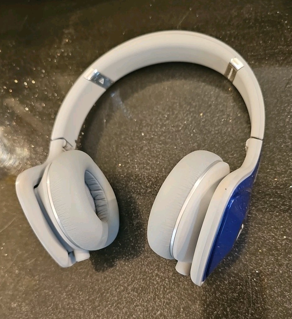 Monster DNA On-Ear Headphones Cobalt Blue Light Gray