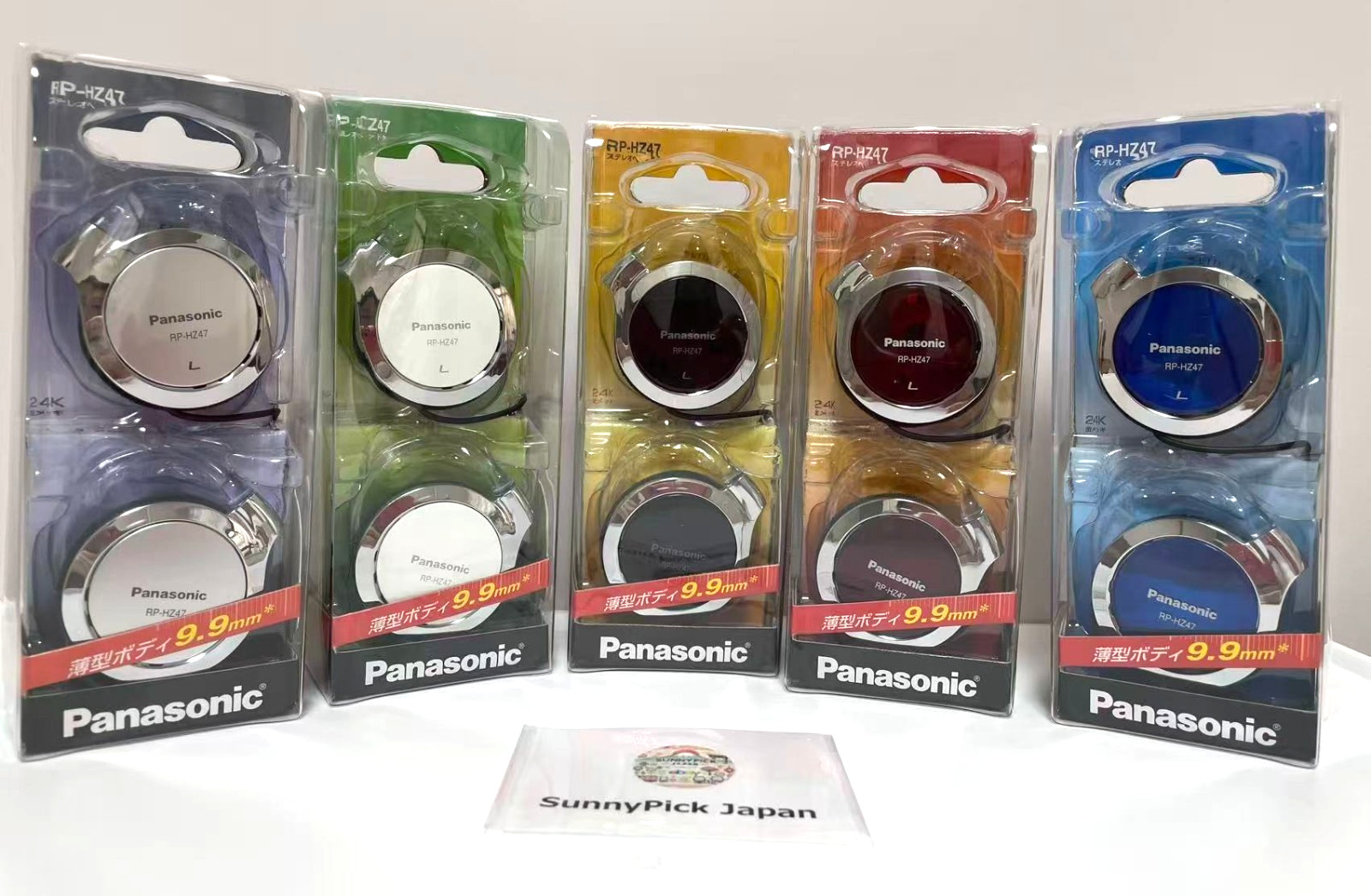 Panasonic Clip Earphone Headphone RP-HZ47 With 5 Colors From Japan New Hot