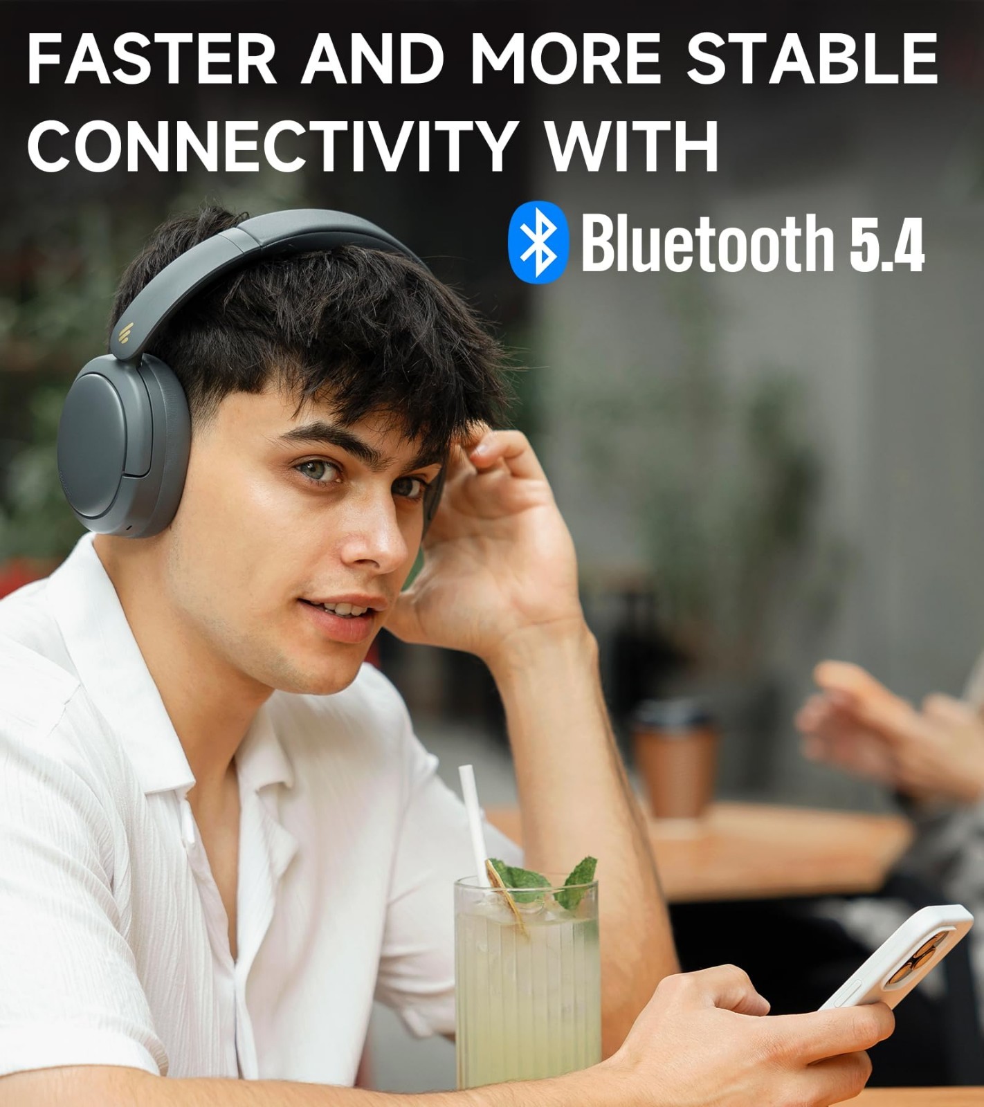Wireless Over-Ear Headphones – Active Noise Cancelling, Hi-Res Audio, 45H Playti