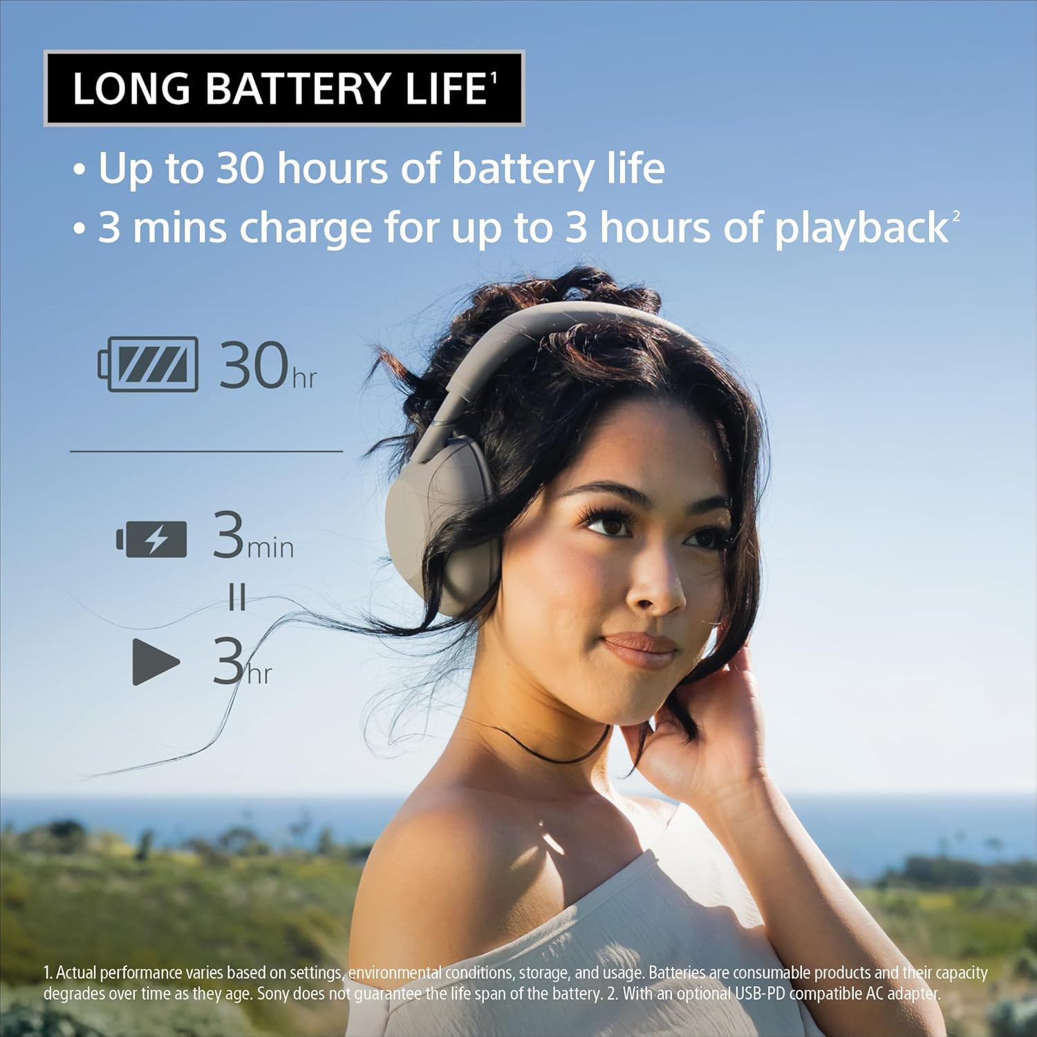 Sony WH-1000XM6 the Best Noise Canceling Wireless Headphones, HD NC Processor QN