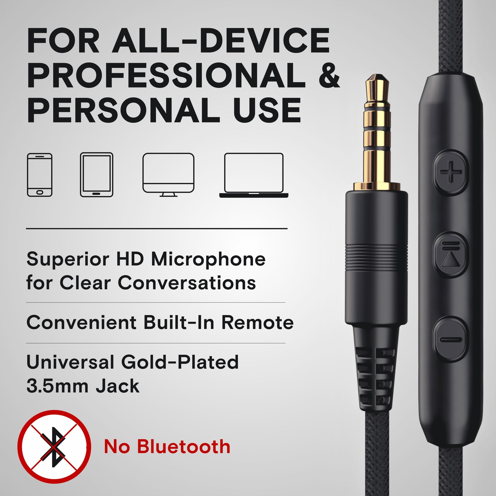 ARTIX CL750 Wired Headphones with Mic Volume Control — Noise Isolating On-Ea…