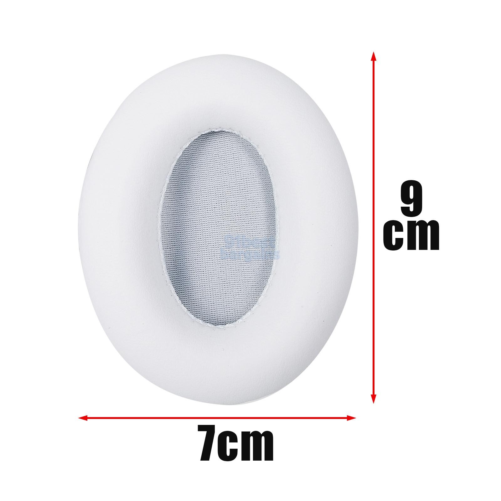 1 Pair Ear Pad Cushion Replacement For Beats by Dre Studio 1.0 Headphone – White