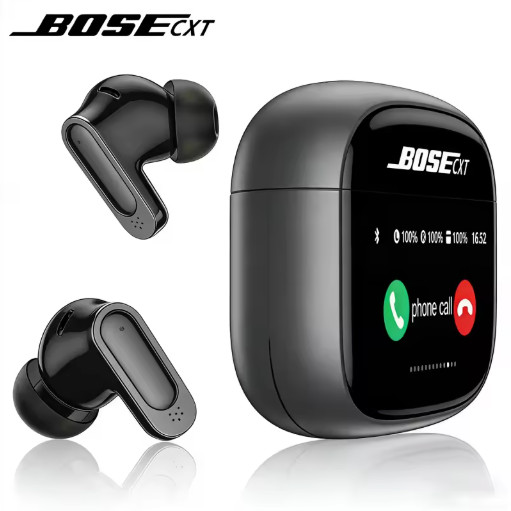 BOSECXT Ultra V11 TWS ANC ENC Wireless Earbuds Smart Touch Heavy Bass Large Scre