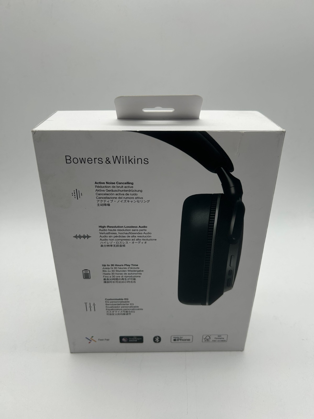 Bowers & Wilkins Px7 S3 Wireless Noise Cancelling Headphones Anthracite Black