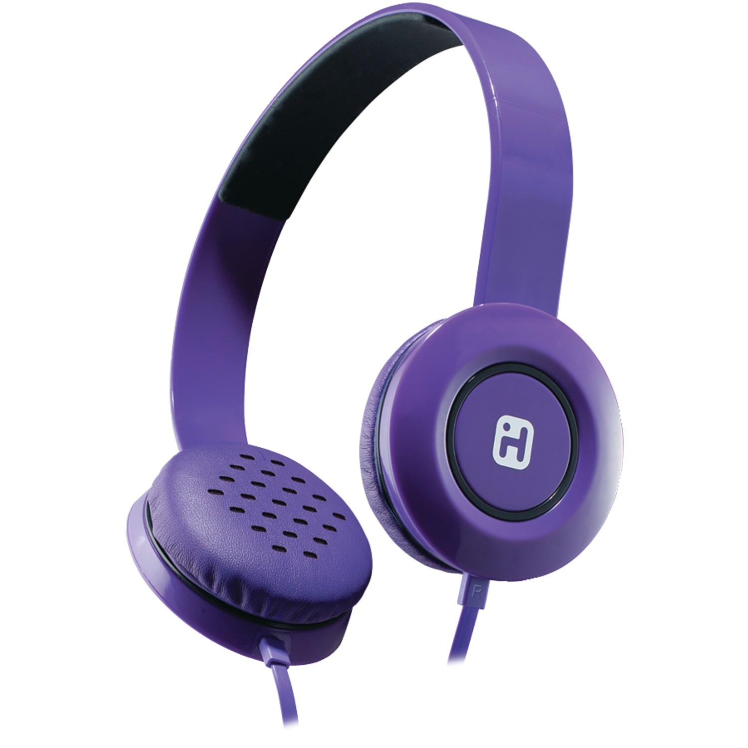 iHome IBT35UBC Stereo Headphones With Flat Cable PURPLE NEW IN BOX