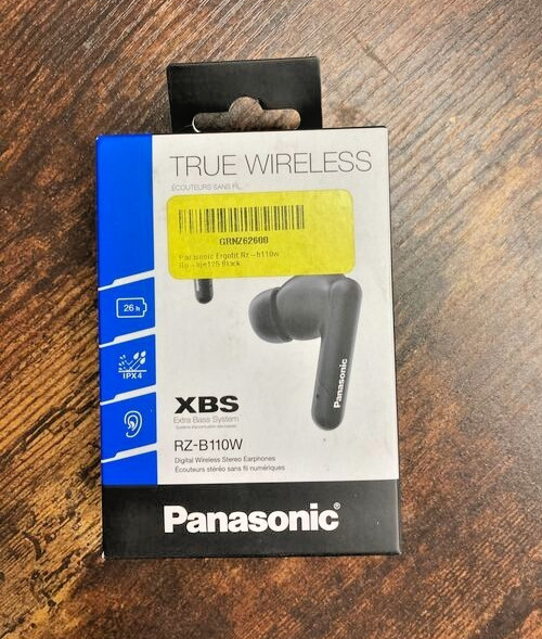 Panasonic ErgoFit True Wireless Earbuds, in Ear Headphones, with XBS bass, NEW