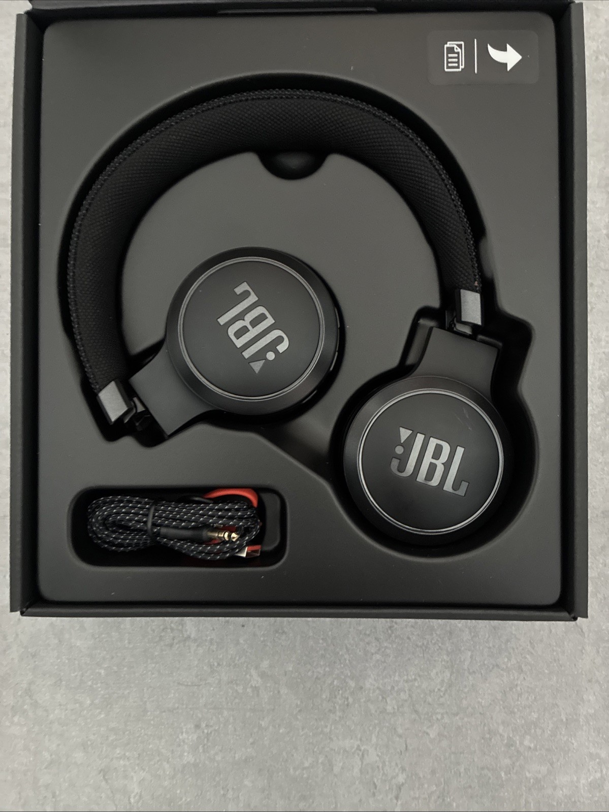 JBL Live 460NC Wireless Bluetooth On-Ear Headphones Black