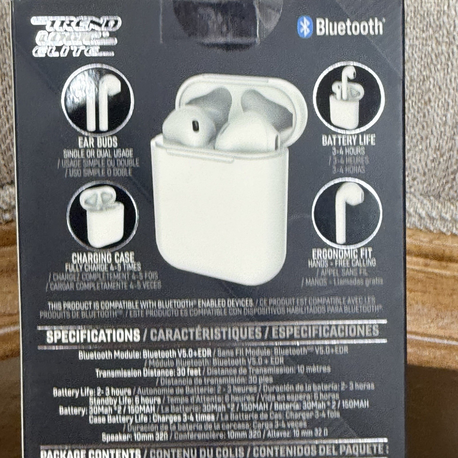 Trend Logic Elite true sound Wireless earbuds Mic tws Bluetooth travel leisure