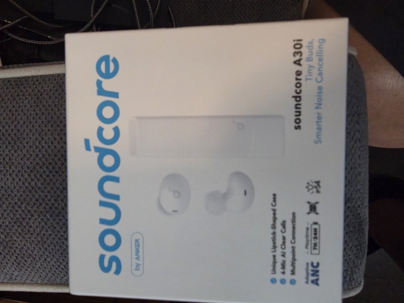 Soundcore A30i Smart Noise Cancelling Ear Buds-New-Factory Sealed-White/Pink/Blu